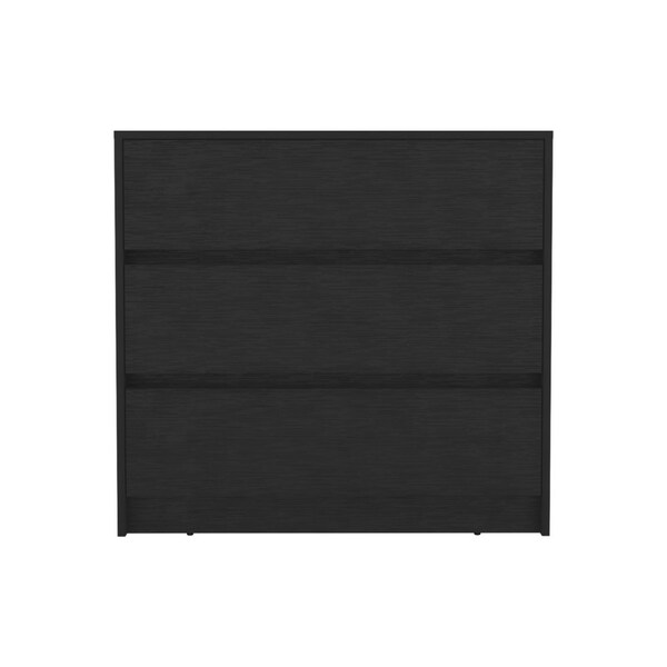 Tuhome Austin Three Drawer Dresser, Pull Out Mechanism-Black CLW8959 - main